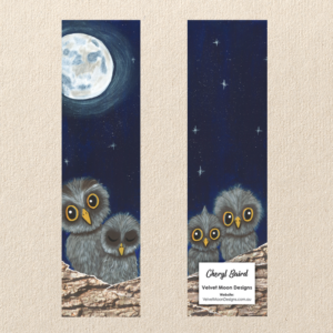 'Moon Owls 2' Bookmark