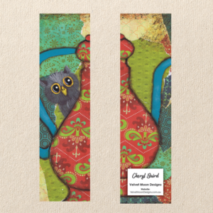 'Teapot Owls 1' Bookmark