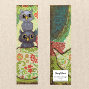 'Teapot Owls 2' Bookmark