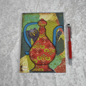 'Teapot Owls 1' Notepad
