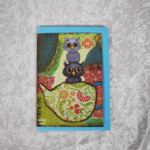 'Teapot Owls 2' Gift Card