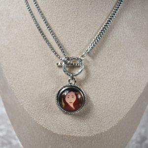 Double Chain Twisted Rope Necklace