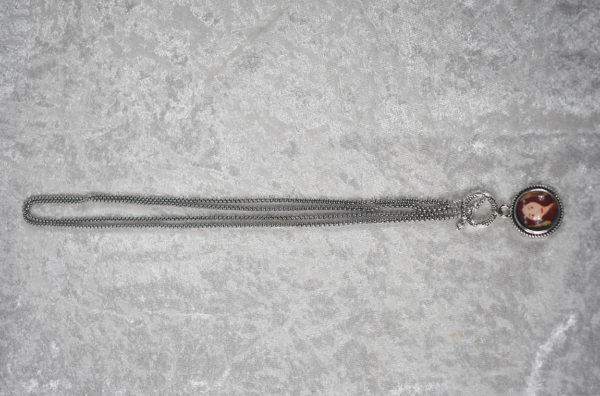 Double Chain Twisted Rope Necklace - Image 2