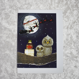 'Santa Owls' Gift Card