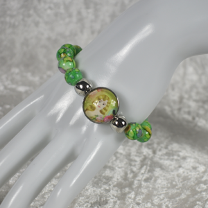 Green Beaded Bracelet