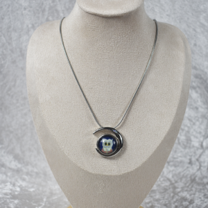 Moon and Diamontes Necklace