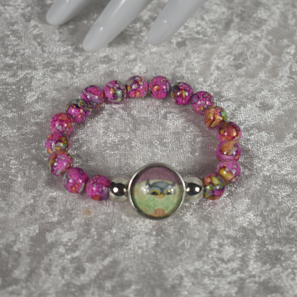 Pink Beaded Bracelet - Image 2