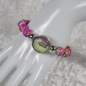 Pink Beaded Bracelet