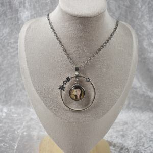 Round Flower Ring Necklace