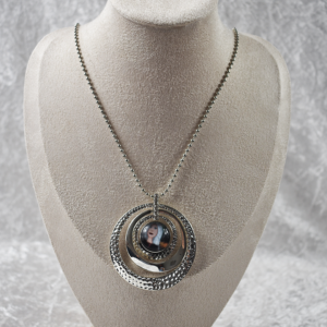 Silver Circles Necklace