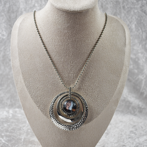 Silver Circles Necklace