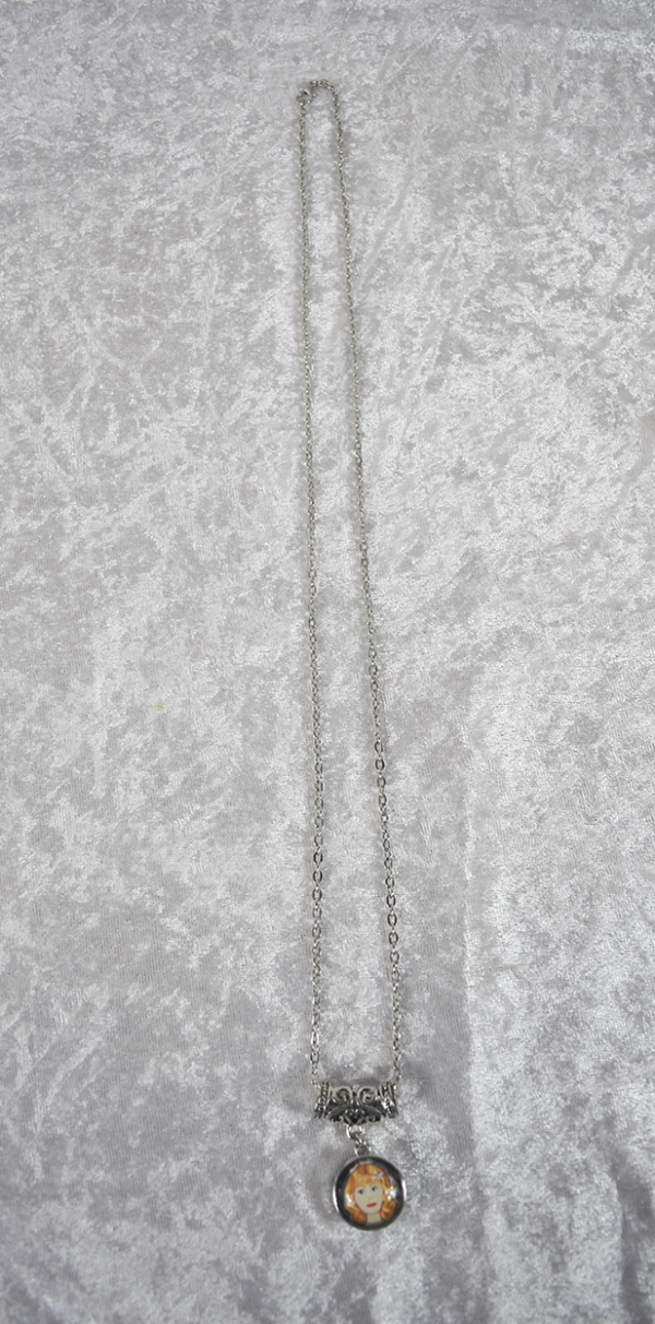 Silver Tube Filigree Necklace - Image 3