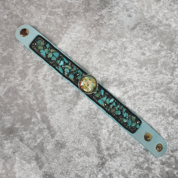 Suede Crystal Bracelets - Image 3