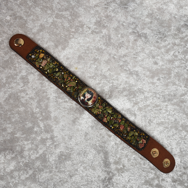 Suede Crystal Bracelets - Image 2