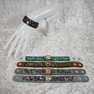 Suede Crystal Bracelets
