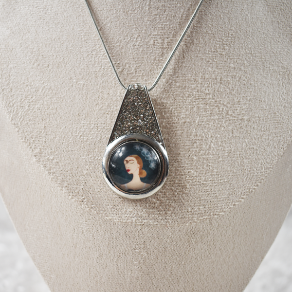 Diamonte Pendant Necklace - Image 2