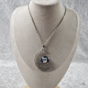 Filigree Moon Necklace